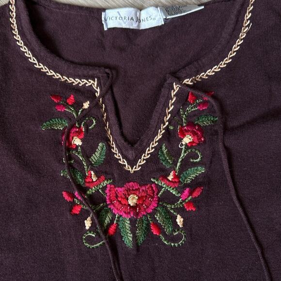 Vintage 90s Victoria Jones Cardigan size small - Picture 6 of 7